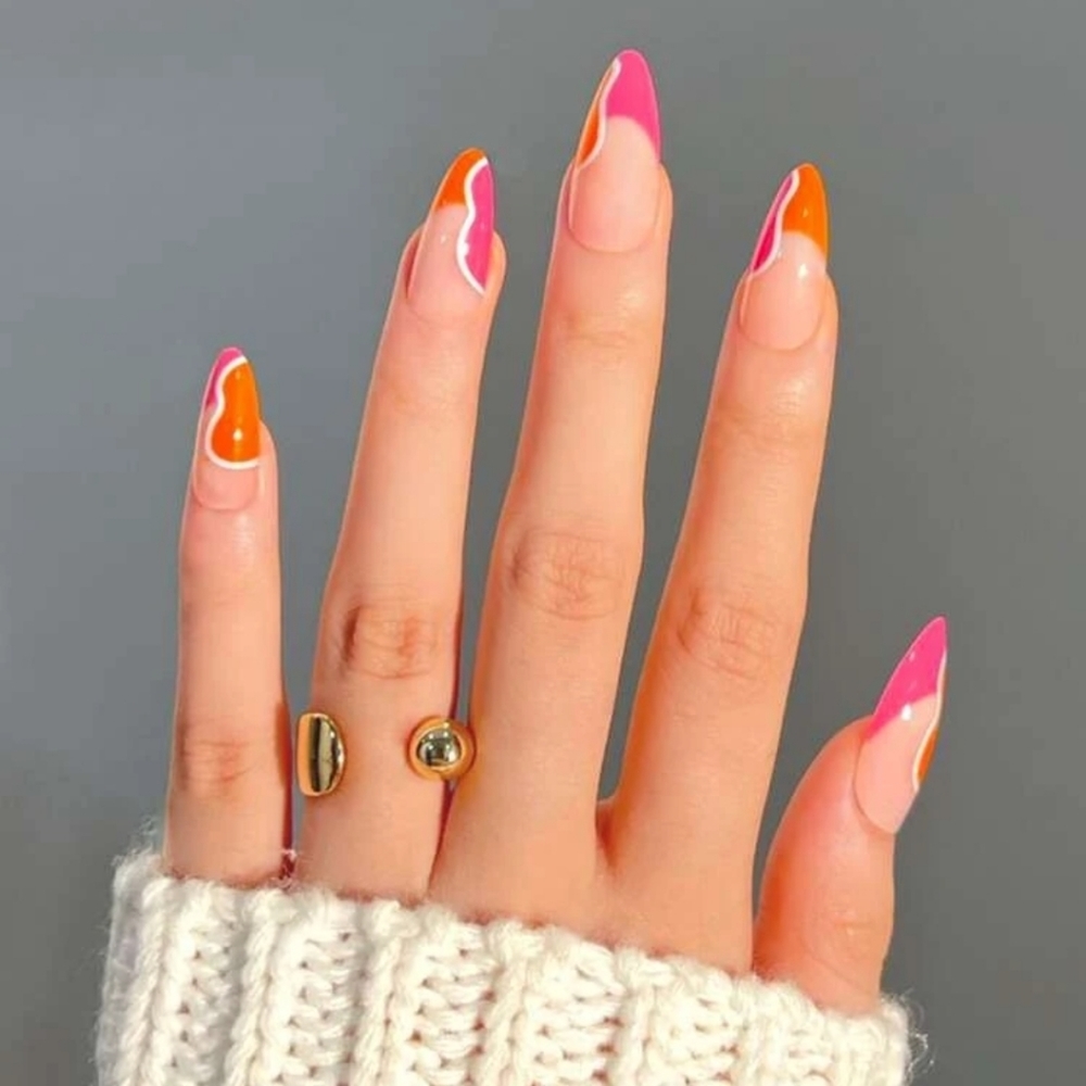 Neon Color Fake Nail